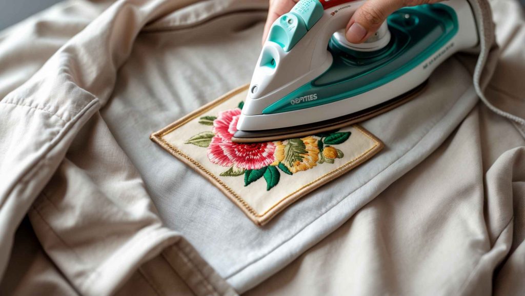How to Iron On Patches on Polyester