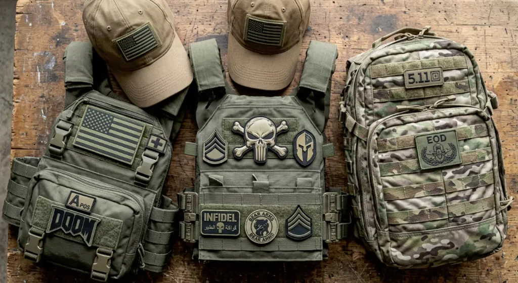 Where PVC Patches Are Used in Tactical & Morale Gear