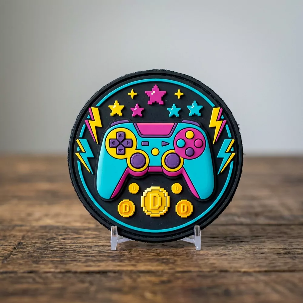 Arcade Gaming PVC Patch