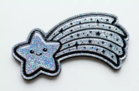Glitter PVC Patches