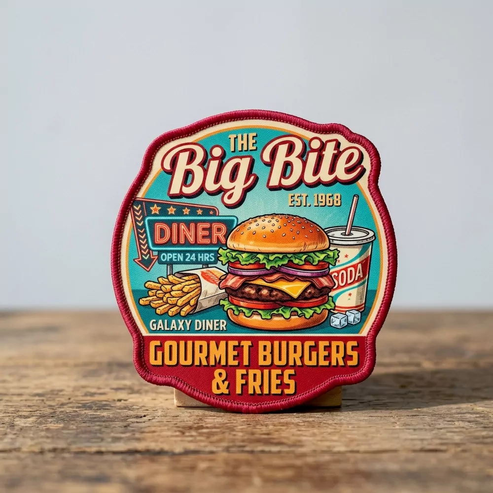 Gourmet Burger Society sublimation patch