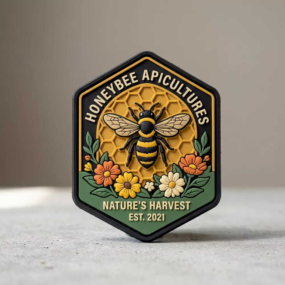 Honey Bee Garden PVC Patch