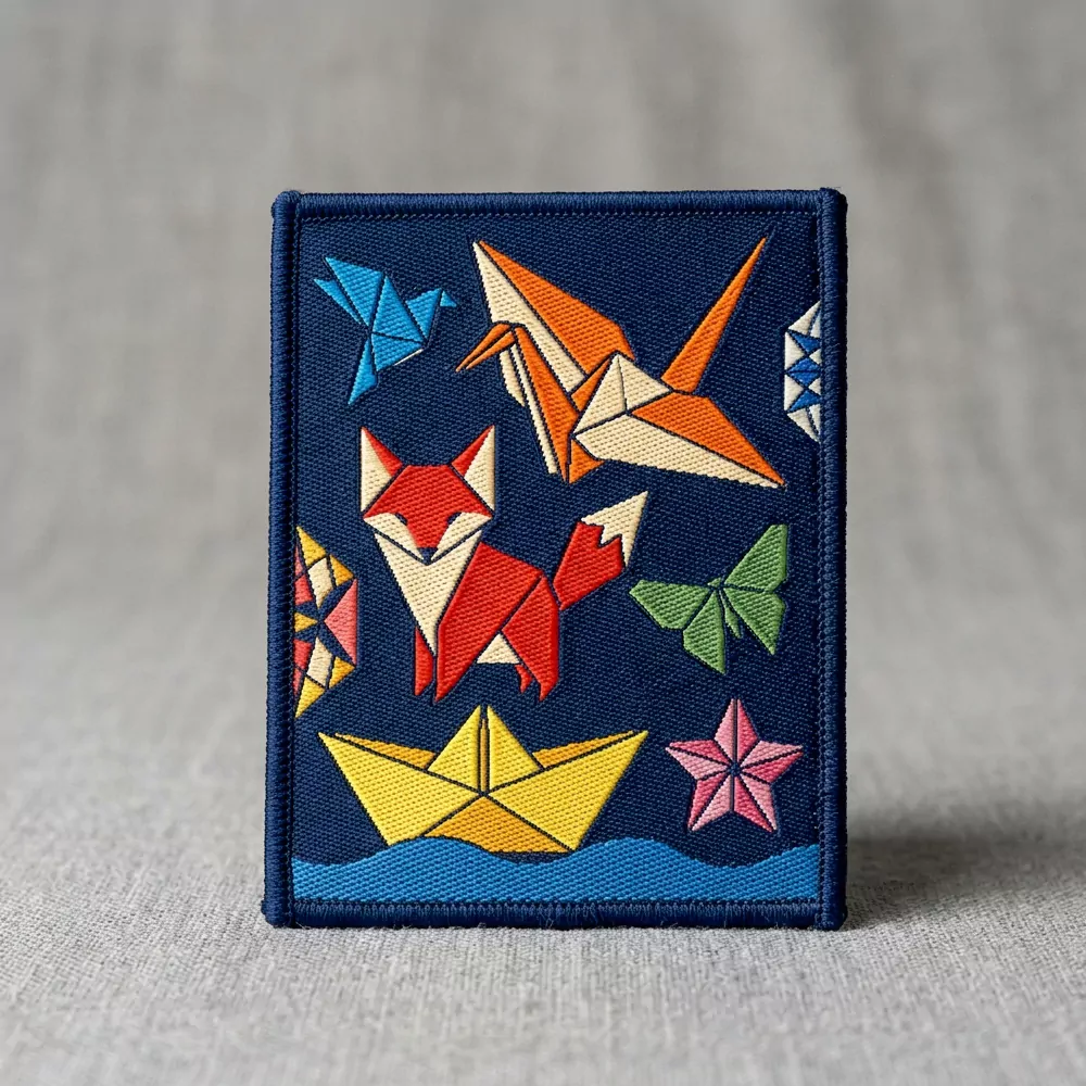 Origami Collection Woven Patch
