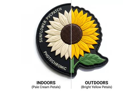 Photochromic PVC Patches