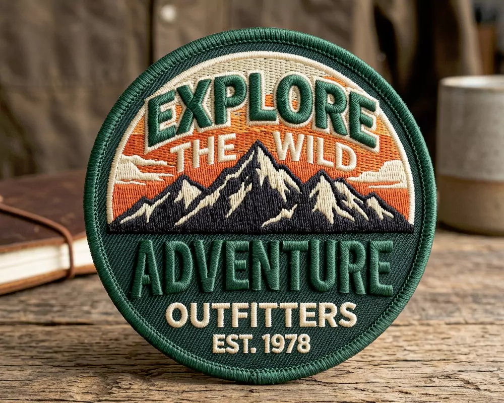 Summit Peak 3D Puff Embroidery Patch