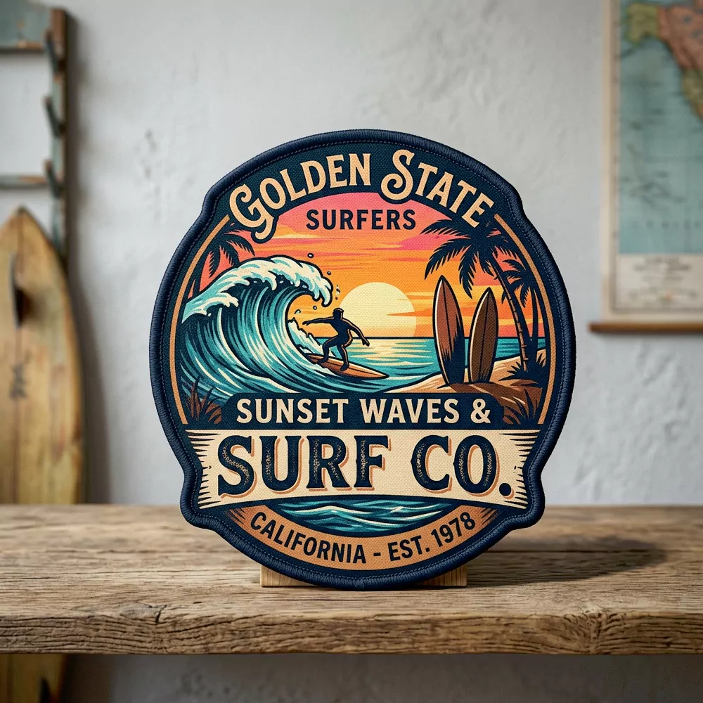 Surf Club sublimation patch