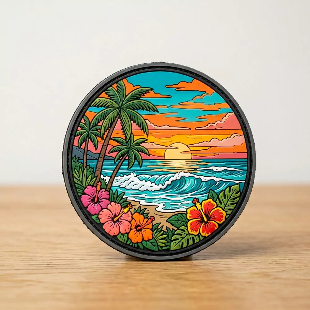 Tropical Sunset PVC Patch