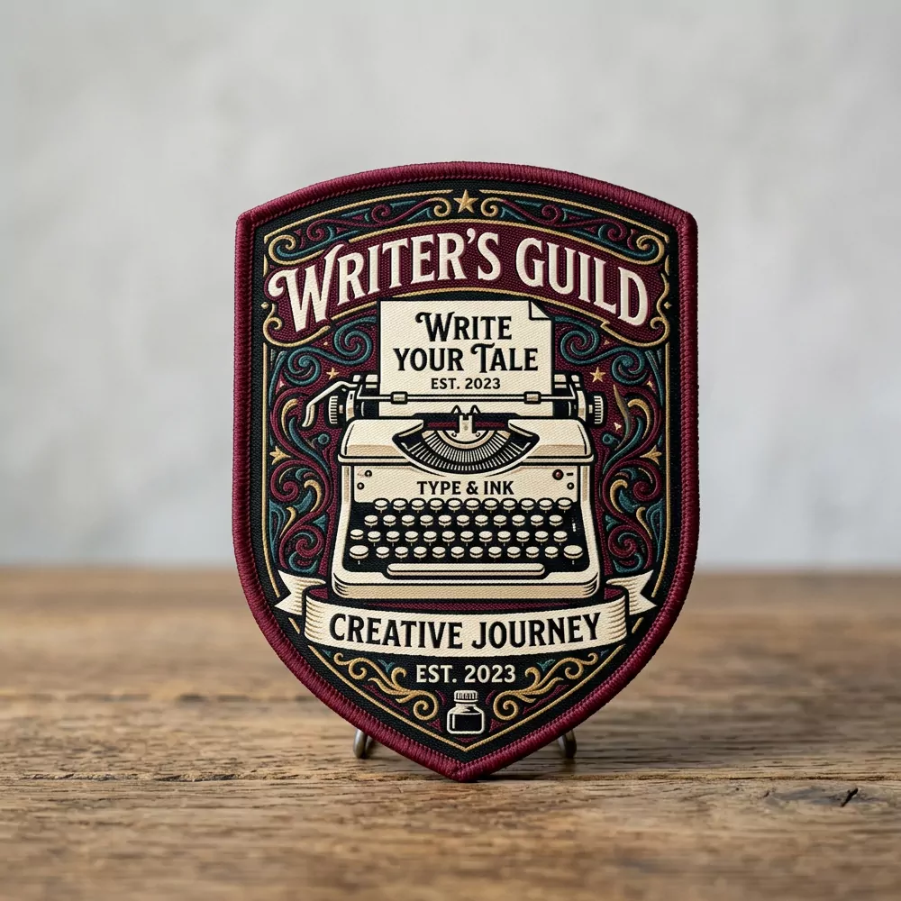 Vintage Typewriter Woven Patch