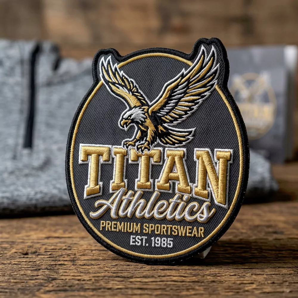 titan 3D Puff Embroidered Patch