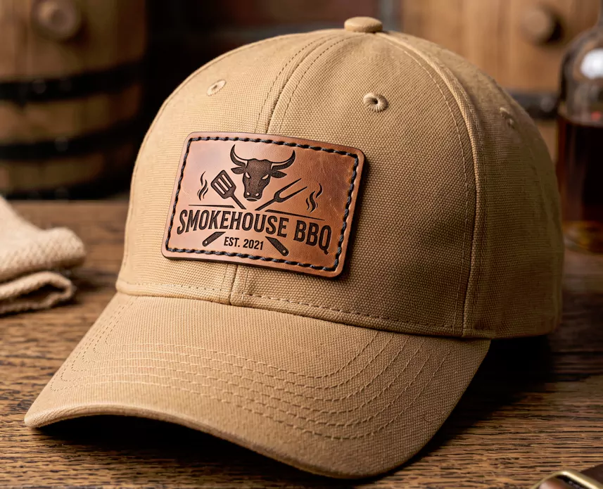 Custom leather Patches for Hats