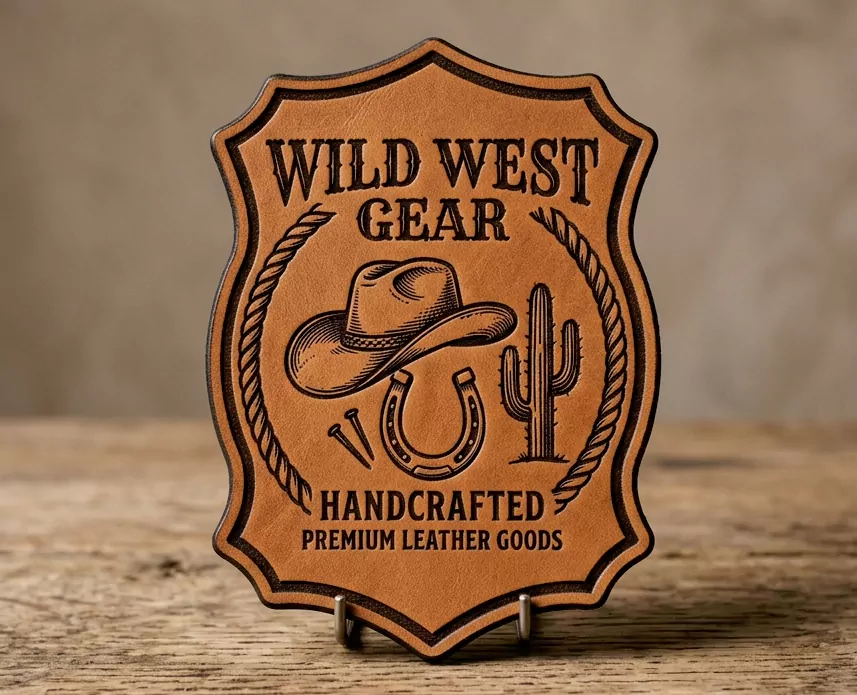 wild weast Custom Leather patches